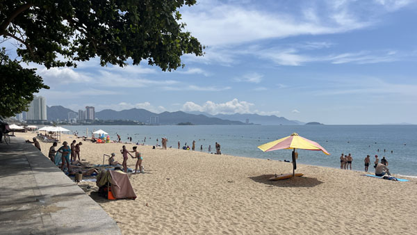 ニャチャンの海岸