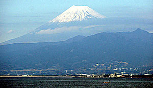 西伊豆からの富士山