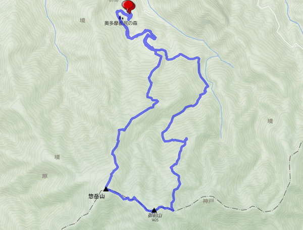 惣岳山 map