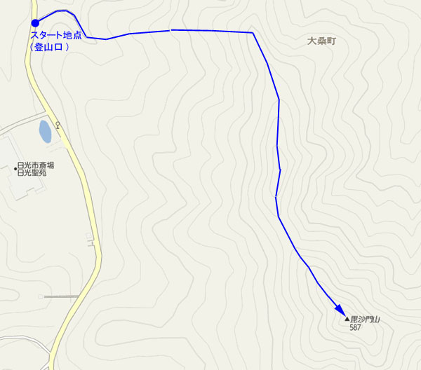 毘沙門山 map