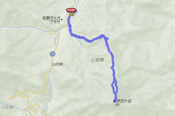 伊豆ヶ岳 map
