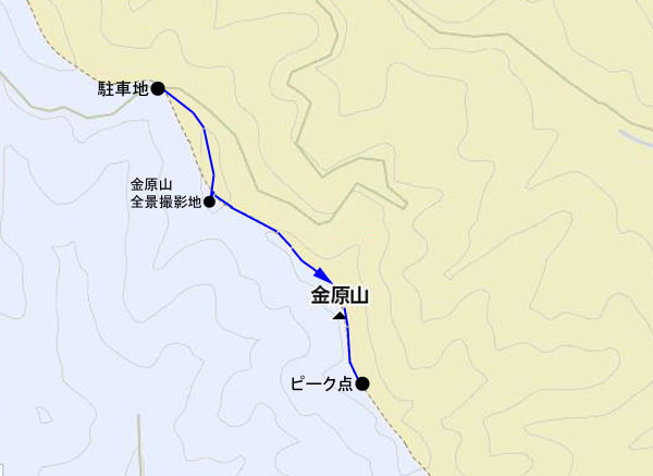 金原山 map