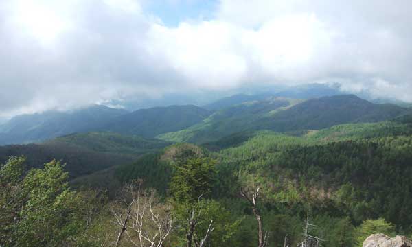 笠取山からの眺め
