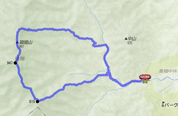 鶏鳴山 map