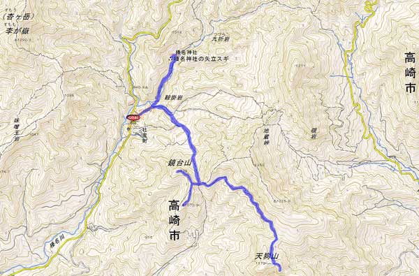 鏡台山 map