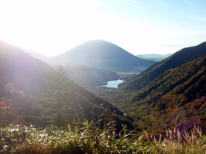 男体山と湯ノ湖