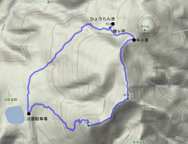 南月山 map