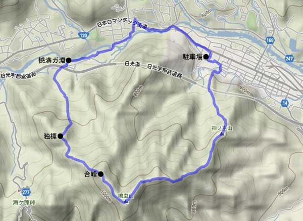 鳴虫山 map