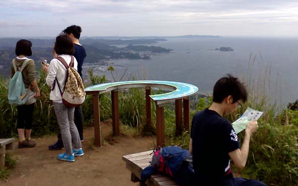 東京湾を望む展望台からの眺め