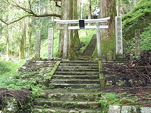 加蘇山神社の鳥居