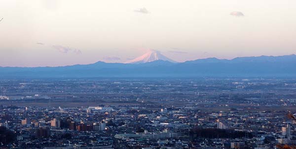 山頂からの眺め 富士山