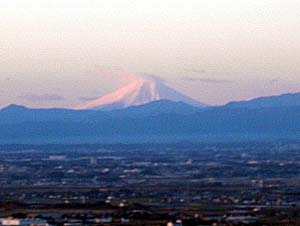 山頂からの眺め 富士山