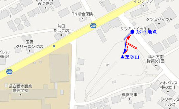 芝塚山 map