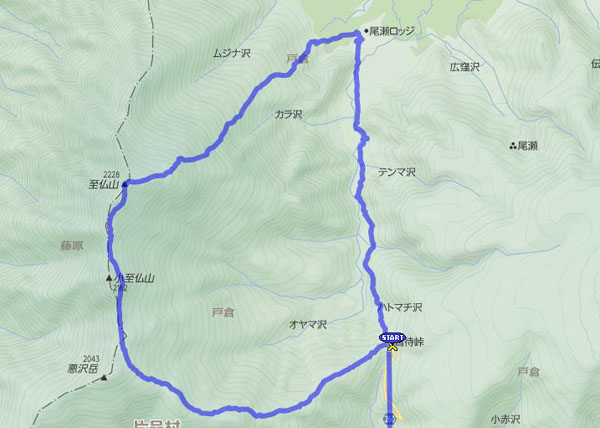 至仏山 map