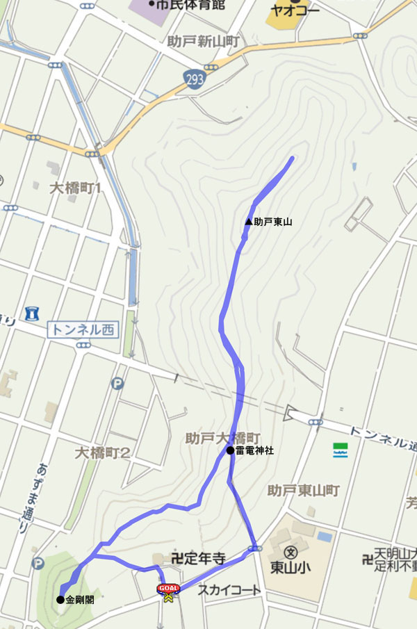 助戸東山 map