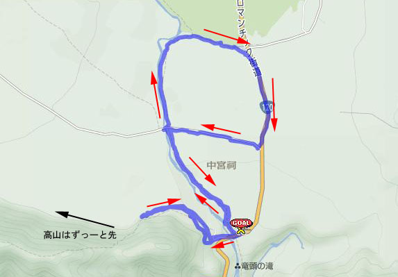 高山 map