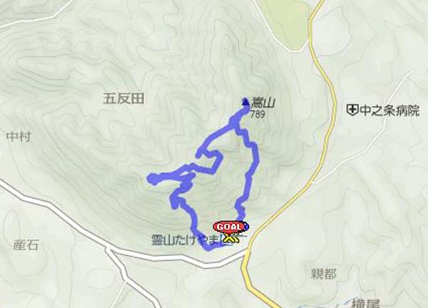 嵩山 map