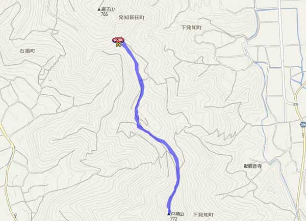 戸神山 map