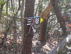 三谷への標識