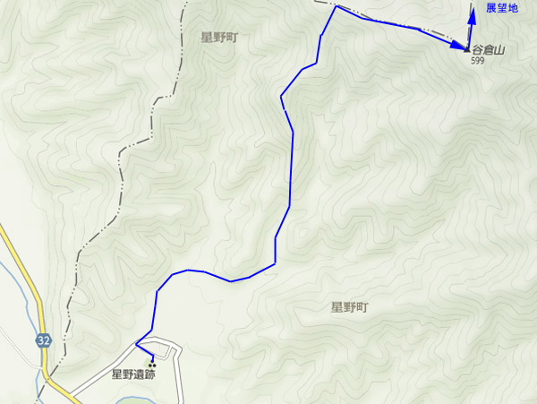 谷倉山 map