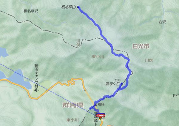 温泉ヶ岳 map